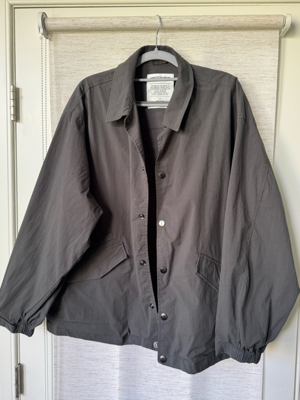 Vintage Chevignon France Charcoal Gray Harrington Jacket